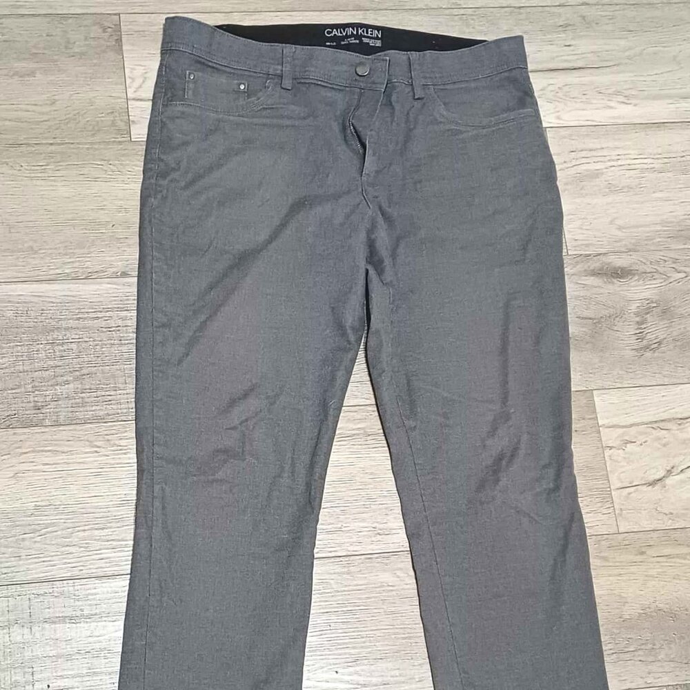 Men's Calvin Klein Chino 36X32 Slim Fit Workwear Formal Pants